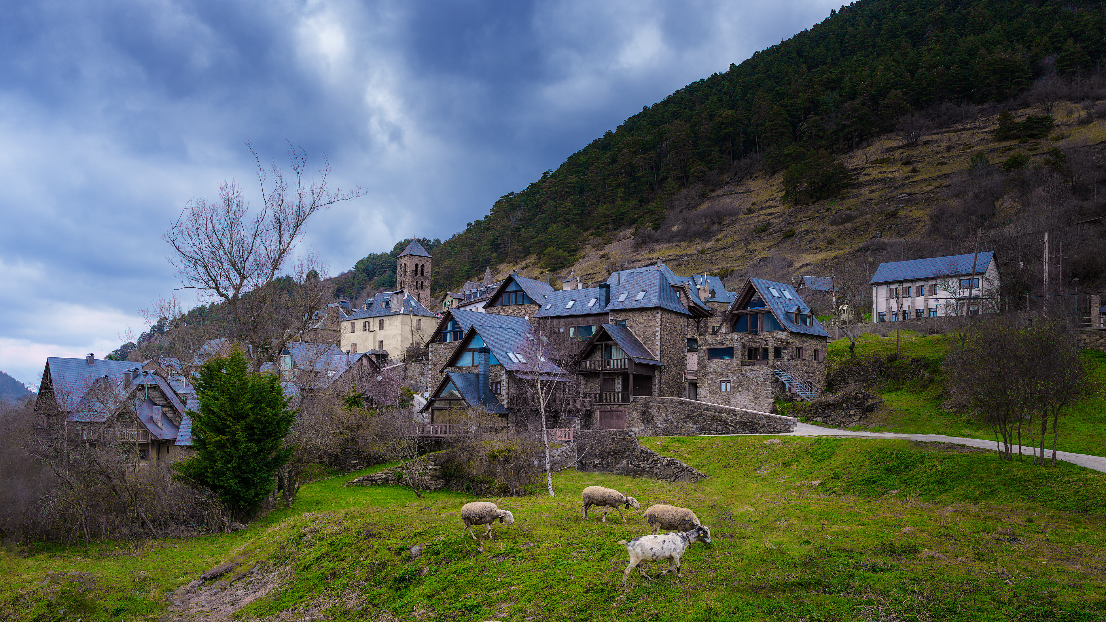 Village de Vilamos dans le Val d'Aran